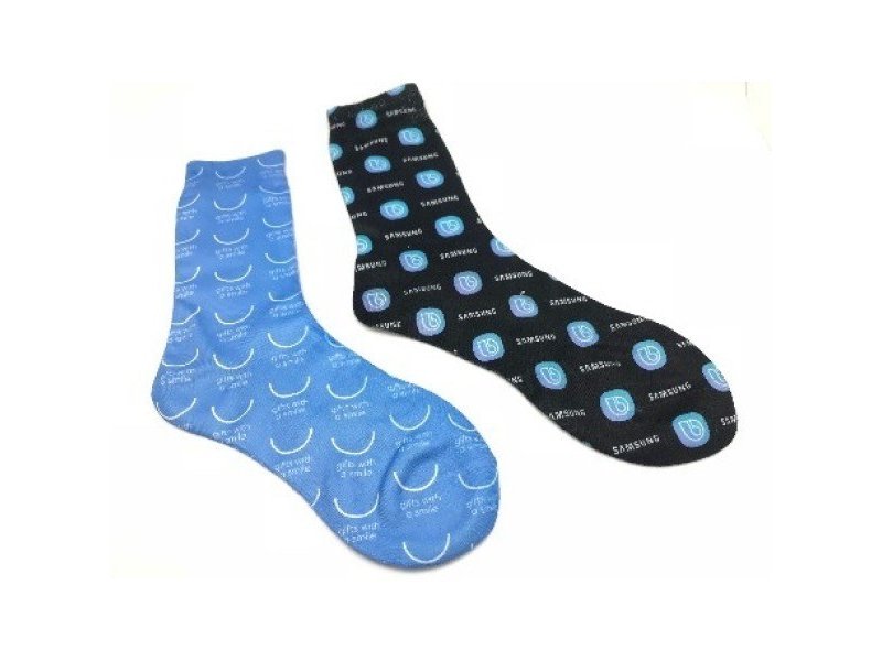 Paar sokken 36/40, katoen, full colour all-over bedrukt